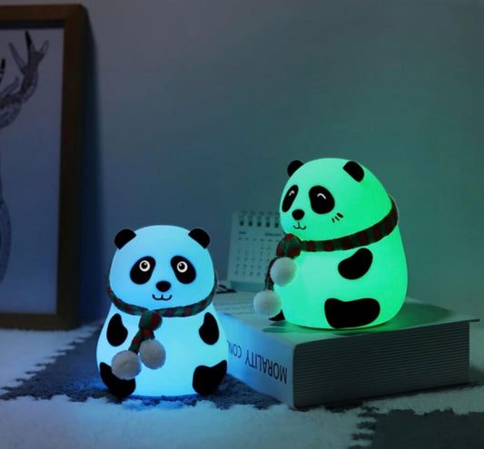 Touch Silicone Panda Light – Night Light for Kids, Girls & Boys | Cute Bedroom Decor for Women | Valentine Special