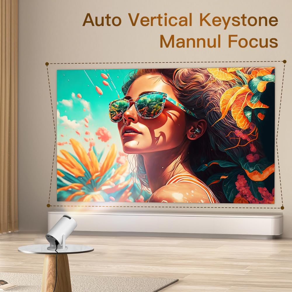 NIxburd™ 5G Android WiFi-6 Projector Home 4K Support 1080P Smartphone Full HD Model - 4kPr