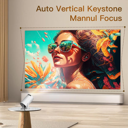 NIxburd™ 5G Android WiFi-6 Projector Home 4K Support 1080P Smartphone Full HD Model - 4kPr