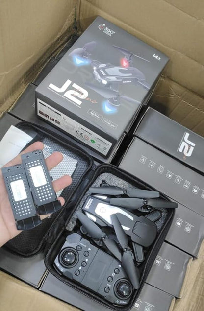 4k Knight Dual Camera Dual Bettery Long Range Drone With Night Fly Drone With Remote Control -  Model 4KJ2