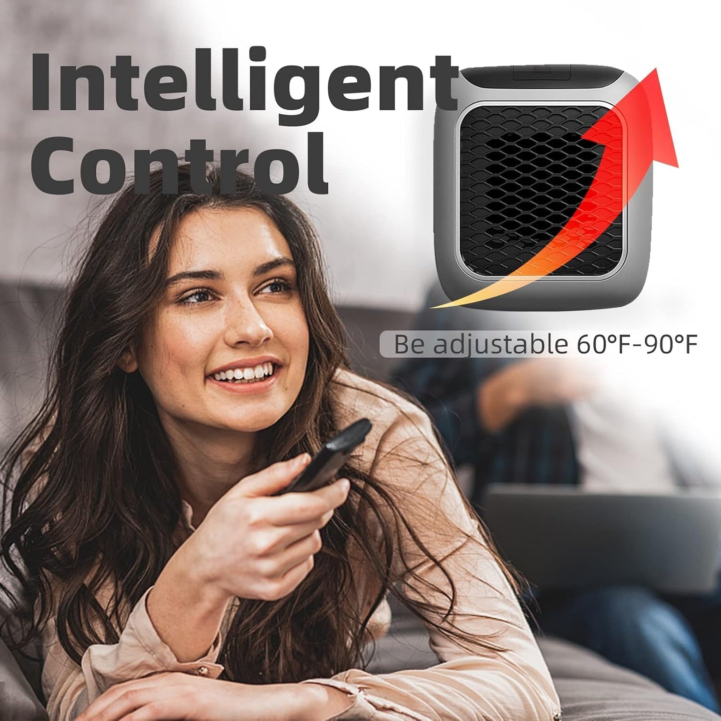 Nixburd 800 Watts Portable Electric Handy Room Heater Plug-In Heater, Mini Heater 🔥🔥