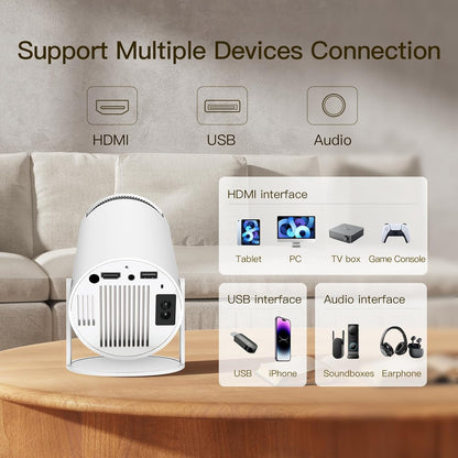 NIxburd™ 5G Android WiFi-6 Projector Home 4K Support 1080P Smartphone Full HD Model - 4kPr